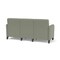 Lesro Siena Lounge Reception 3 Seat Tandem Seating No Center Arms, Black, OH Eucalyptus Upholstery SN3101 - alternate 3